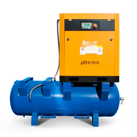 Винтовой компрессор с прямым приводом BERG ВК-11-500 8 бар IP 55 (1010185800)